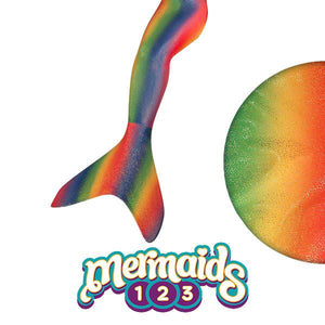 Mermaids123 Kit Cola de Sirena Arcoiris Mágico - Compra en bibiki
