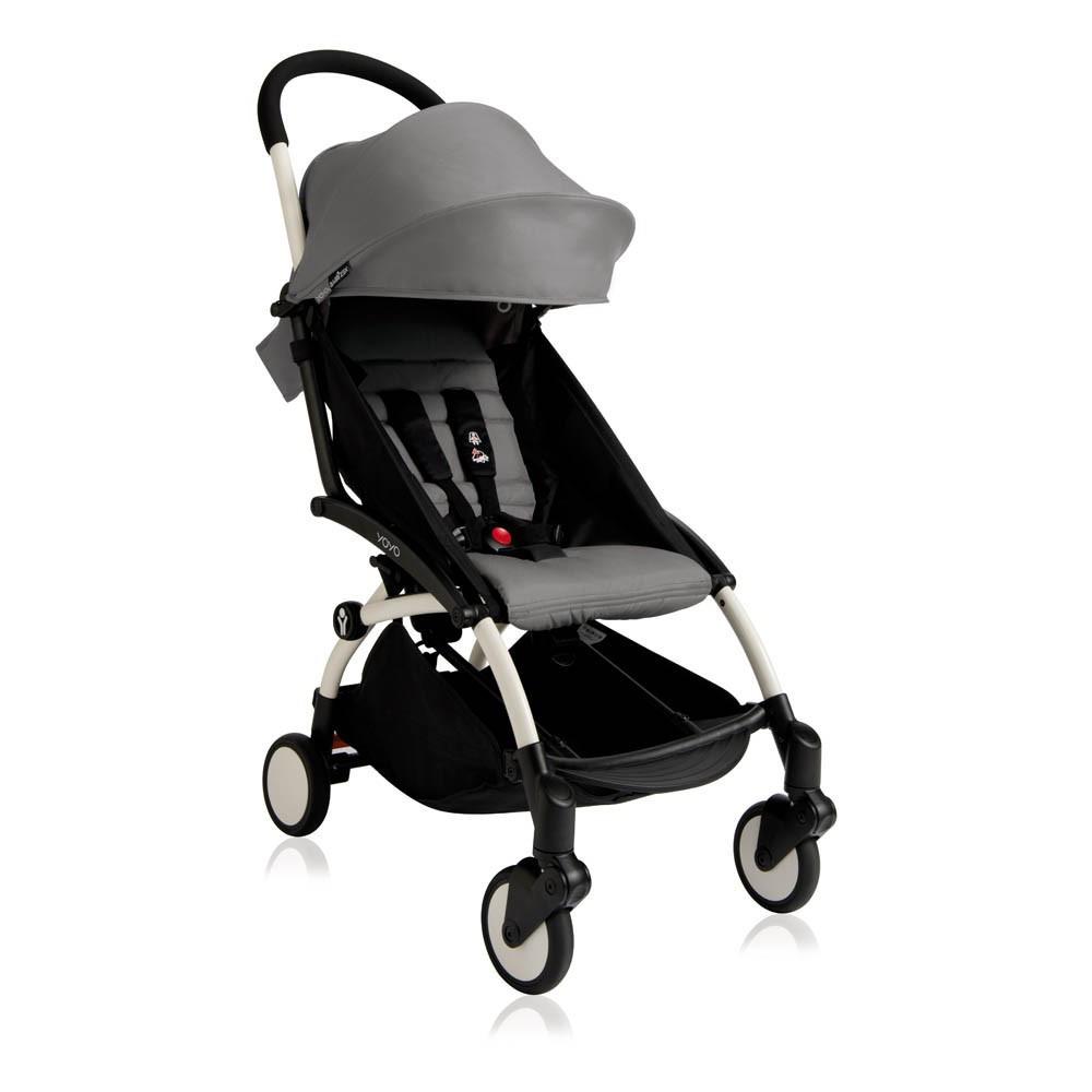 Babyzen Carriola Yoyo con Chasis Blanco 6+ M Gris