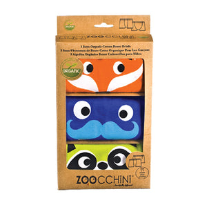 Zoocchini Kit de Boxers Multicolor Crazy Critters - Compra en bibiki