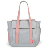 Skip Hop Pañalera Fit All-Access Gris/Coral - Compra en bibiki