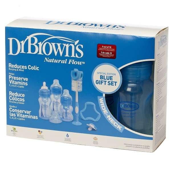 Set De Biberones Dr Browns Options+ Std 15 Piezas Azules