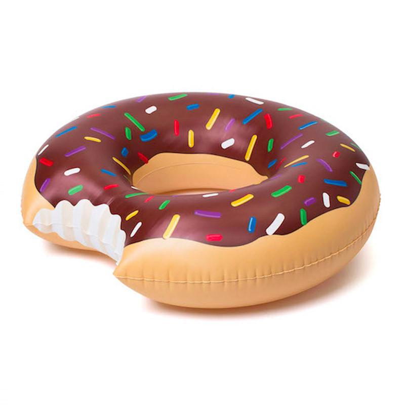 Bigmouth Inc Flotador en Forma de Dona Gigante Chocolate con Chispas