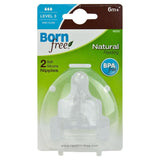 Born Free Chupones 2 Pzs. Flujo Rápido