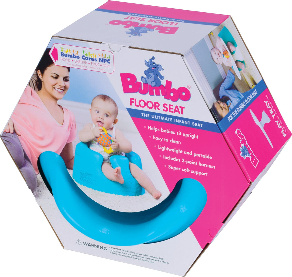 Bumbo Asiento de piso de espuma suave para bebés y niños pequeños con arnés  ajustable de 3 puntos y accesorio de bandeja superior para comer y jugar