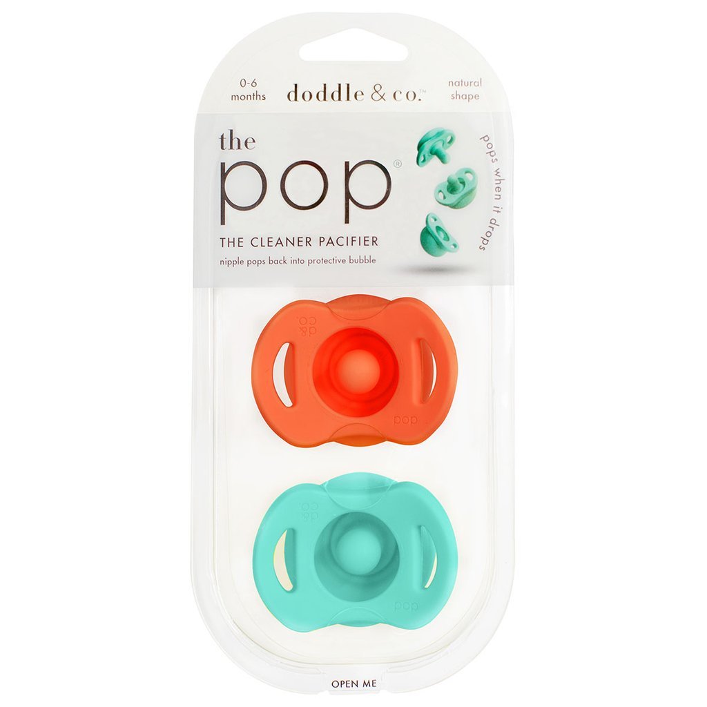 Doddle & co Chupón Paquete Doble In Teal Life/Corally Yours