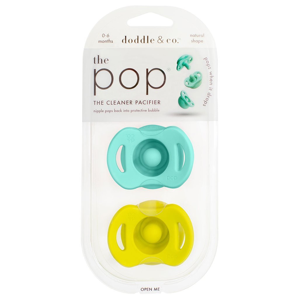 Doddle & co Chupón Paquete Doble In Teal Life/Pick Up Lime