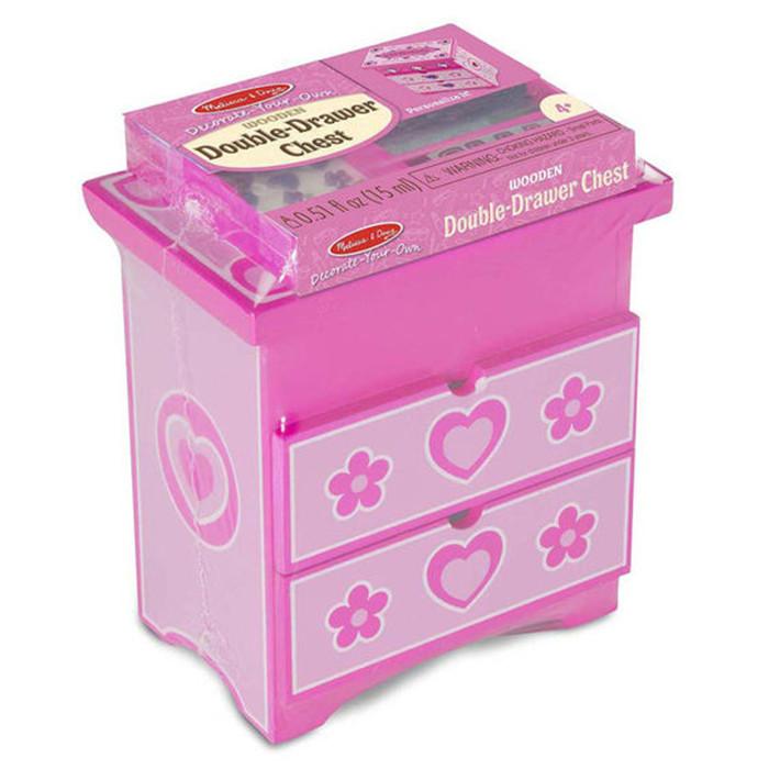 Melissa & Doug Decora tu Propio Cajón Doble de Madera - Compra en bibiki