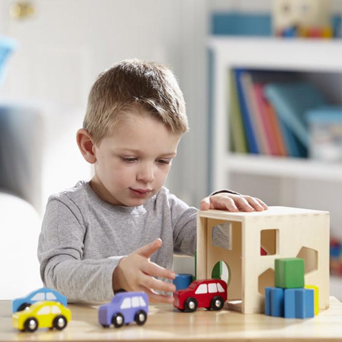 Melissa & Doug Cubo de Clasificación de Formas - Compra en bibiki