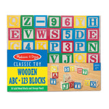 Melissa & Doug Bloques de Madera ABC/123 - Compra en bibiki