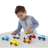 Melissa & Doug Juego de Carros de Madera 9 Piezas - Compra en bibiki