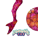 Mermaids123 Kit Cola de Sirena Crystal Pink - Compra en bibiki