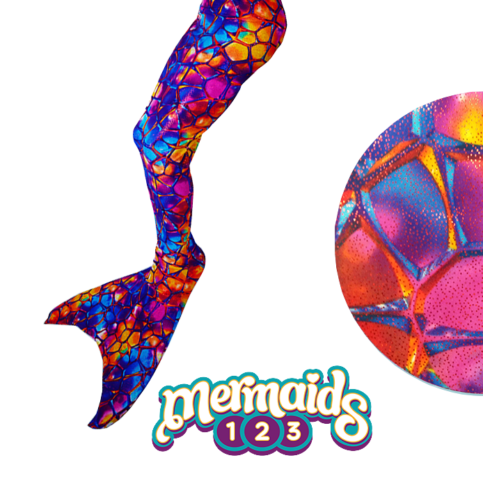 Kit Cola de Sirena Basic Pink Mermaid 123 para Niña