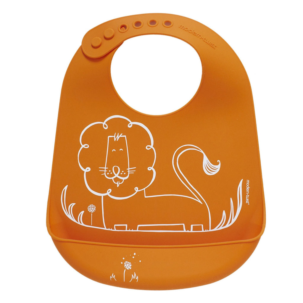 Modern-twist Babero de Silicona Dandy Lion