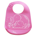 Modern-twist Babero de Silicona Elephant Hugs