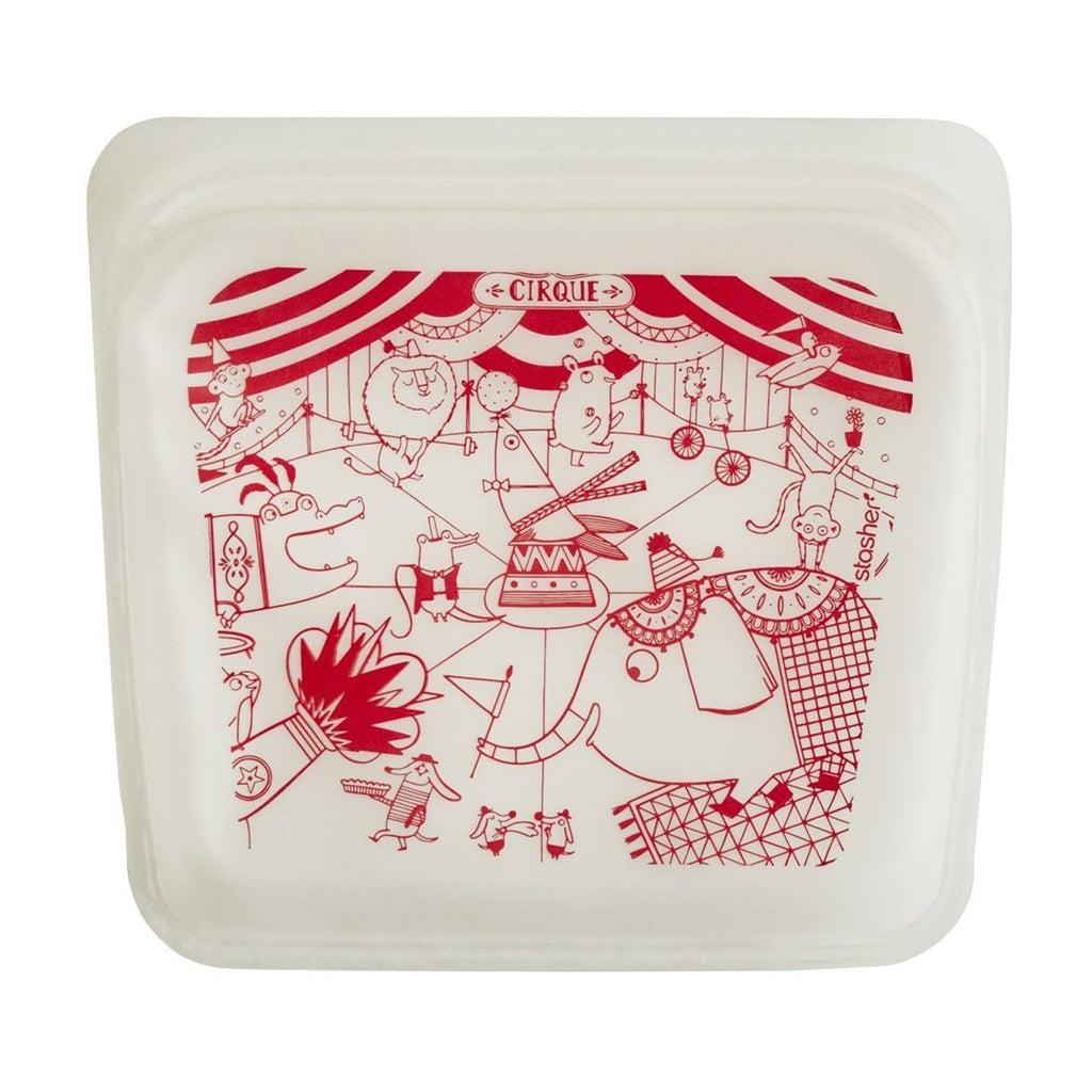 Modern-twist Bolsa de Sándwich Stasher Circus