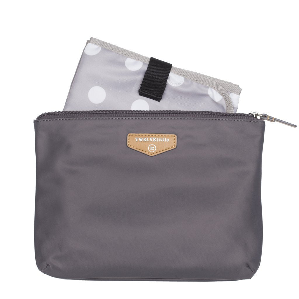 TWELVElittle Cambiador Pouch Gris