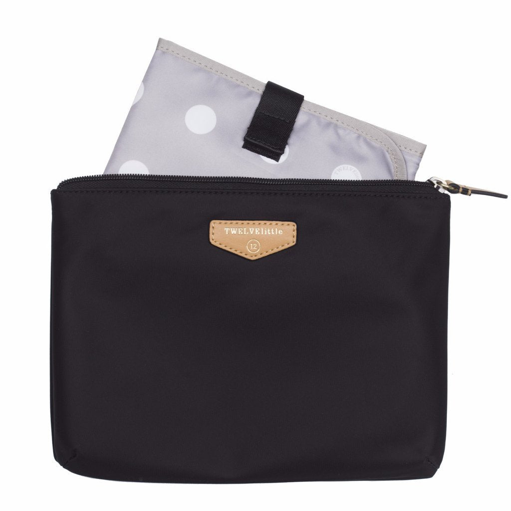 TWELVElittle Cambiador Pouch Negro