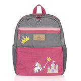 TWELVElittle Mochila Big Kid Courage Gris/Rosa