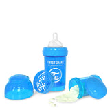 Twistshake Biberón Anti-cólicos con Dosificador 180 ml/ 6 Oz Azul