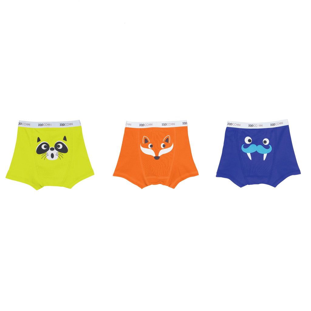 Zoocchini Kit de Boxers Multicolor Crazy Critters - Compra en bibiki